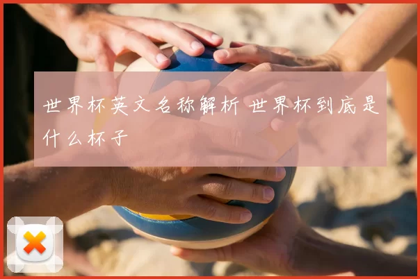 世界杯英文名称解析 世界杯到底是什么杯子